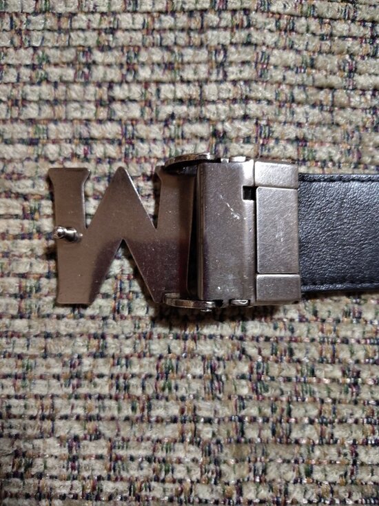 100% AUTHENTIC MCM Embossed Leather Monogram Reversible Belt - 35.5 ” Last Hole main image 8